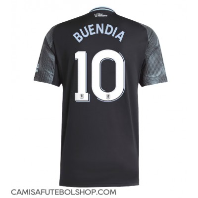 Camisa de time de futebol Aston Villa Emiliano Buendia #10 Replicas 2º Equipamento 2025-26 Manga Curta Camisa de time de futebol Aston Villa Emiliano Buendia #10 Replicas 2º Equipamento 2025-26 Manga Curta